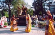 Церемония открытия памятника С.Э. Дувану (Евпатория, 2005 г.)