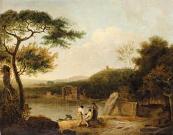 Озеро Аверно, ок.1765