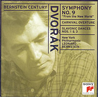 Обложка альбома «Dvorak. Symphony No. 9. Carnival Overture. Slavonic Dances. Leonard Bernstein» (Leonard Bernstein, 1998)
