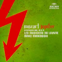 Обложка альбома «Mozart. Symphonies No. 40 & 41. Les Musiciens Du Louvre. Minkowski» (Mozart, Les Musiciens Du Louvre, Minkowski, 2006)