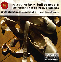 Обложка альбома «Stravinsky. Ballet Music. Petrouchka. Le Sacre Du Printemps. Yuri Temirkanov» (Yuri Temirkanov, 2001)