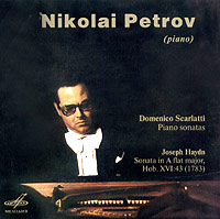 Обложка альбома «Domenico Scarlatti. Piano Sonatas. Joseph Haydn. Sonata In A Flat Major» (Nikolai Petrov, 2005)