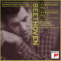 Обложка альбома «Beethoven. Symphonies Nos. 1 & 7. New York Philharmonic. Leonard Bernstein» (Beethoven, Leonard Bernstein, 1999)