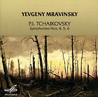 Обложка альбома «P. I. Tschaikovsky. Symphonies Nos. 4, 5, 6. Yevgeny Mravinsky» (Yevgeny Mravinsky, 2000)
