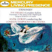 Обложка альбома «Stravinsky. The Firebird. Fireworks. Song Of The Nightingale. Dorati» (Dorati, 2006)