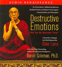 Обложка альбома «Destructive Emotions. The Dalai Lama with Daniel Goleman, Ph. D.» (2003)