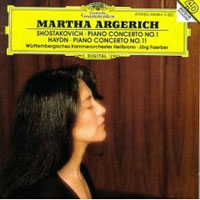 Обложка альбома «Shostakovich. Piano Concerto No. 1. Haydn. Piano Concerto No. 11. Martha Argerich» (Shostakovich, Haydn, Martha Argerich, 2006)