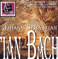 Обложка альбома «The Well-tempered Clavier, Book II: Preludes and Fugues, BWV 870-882. Disc I» (Johann Sebastian Bach, 2000)