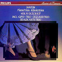 Обложка альбома «Haydn. Piano Trios Nos. 24 — 27. Beaux Arts Trio» (Beaux Arts Trio, 2006)