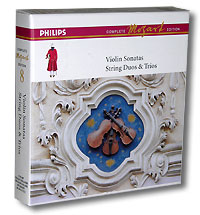 Обложка альбома «Complete Mozart Edition 8. Violin Sonatas. String Duos & Trios» (Mozart, 2000)