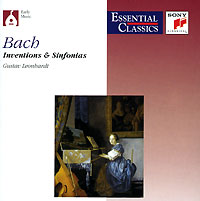 Обложка альбома «Bach. Inventions & Sinfonias, BWV 772-801. Gustav Leonhardt. Harpsichord» (Bach, Gustav Leonhardt, 1999)