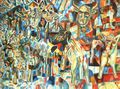 Животные, 1930. Масло на бумаге. Русский музей. 67.5x91 см.
