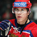 Евгений Малкин на Чемпионате мира в Риге, Латвия, 2006