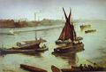 Grey and Silver Battersea Beach (1863)