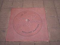 William Shatner's star on the Canadian Walk of Fame