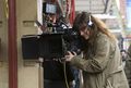 Режиссер фильма Изабель Кошэ на съёмочной площадке