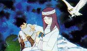 Кадр из аниме «Hols: Prince of the Sun» (1968)