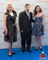 Наталья Гребёнкина, Юсуп Разыков и Дарья Горшкалева. Закрытие Кинотавра 2010. Звёздная дорожка