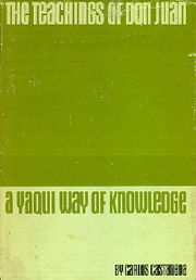 Обложка первого издания книги «Учение дона Хуана: Путь знания индейцев яки» (1968).