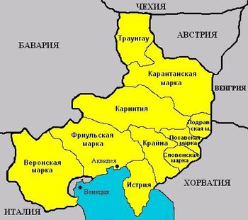 Великая Карантания в конце X века