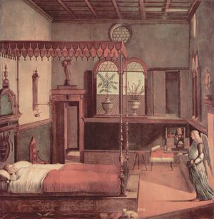 Сон св.Урсулы (1495), работа Витторе Карпаччо