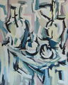 "Чувства и мысли ...", к/г, 110 х 80, 1996