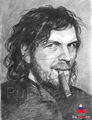 Эмир Кустурица, рисунок Л.Паладиной