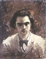 П. Верлен. Портрет работы Г. Курбе, ок. 1866