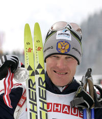 Сергей Чепиков на Чемпионате мира по биатлону в Хохфильцене, 2005 г.