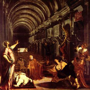 Finding of the body of St Mark (1548).