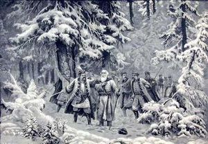 Гибель Сусанина, картина 19 века
