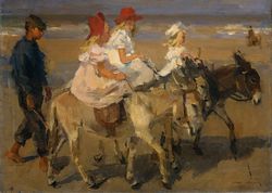 И. Исраэлс, «Осел, едущий по берегу»