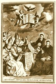 Маштоц и Саак, картина XVIII века.