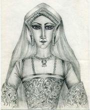 Анна Болейн. Современный рисунок