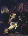 Агенты Дмитрия Самозванца убивают Бориса Годунова. 1862.