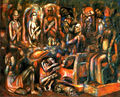 Пир королей, 1913. Масло на холсте. Русский музей. 175x215 см.