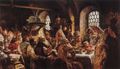 Свадебный пир в боярской семье XVII столетия. 1883.