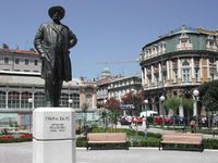 Памятник Зайцу в Риеке 