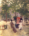 Parisian Cafe. Late 1890s.