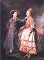 Е. Н. Хрущова и Е. Н. Хованская. 1773 (Русский музей, Санкт-Петербург).