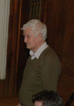 Лев Оскарович на дне открытых дверей кафедры.