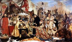 Ян Матейко. Стефан Баторий под Псковом. (1872)
