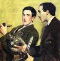 П. Л. Капица и Н. Н. Семёнов. 