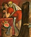 «Жизнь и смерть», акварель.