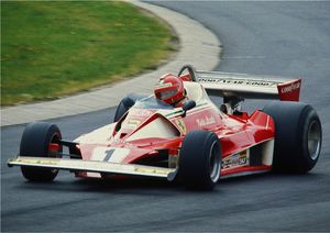 Лауда на Ferrari 312 T2. 1976
