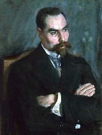 Валерий Брюсов. Портрет работы С. В. Малютина. 1913