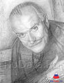 Никита Михалков, рисунок Е.Серовой
